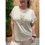 Blusa   Collar Manga Encaje