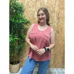 Camisa Manga Hueco con Bolsillos