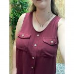 Camisa Manga Hueco con Bolsillos