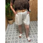 Pantalón Corto Fino   Cinto