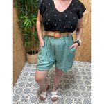 Pantalón Corto Fino   Cinto