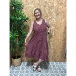 Vestido Midi Lunares