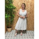 Vestido Midi Lunares