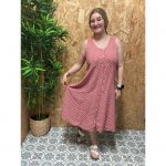 Vestido Midi Lunares
