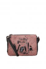 Bandolera estampada 3 compartimentos Parisian