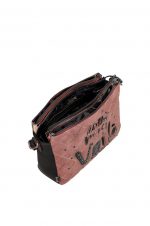 Bandolera estampada 3 compartimentos Parisian