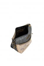 Bandolera grande con bolsillo frontal Studio