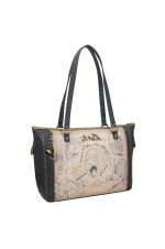 Bolso shopper con bandolera Studio
