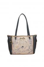 Bolso shopper con bandolera Studio