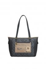 Bolso shopper con bandolera Studio