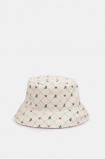 Gorro pescador reversible burdeos