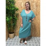 Vestido Básico Ancho   Collar