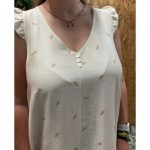 Vestidos con Vuelos Estampado Hojas
