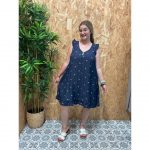 Vestidos con Vuelos Estampado Hojas