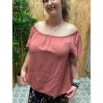 Blusa Cuello Fruncido