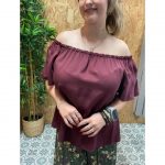 Blusa Cuello Fruncido