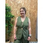 Chaleco Botones Dorados