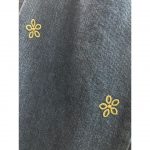 Pantalón Vaquero Flores Bordadas
