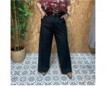 Pantalón de Vestir Pata Ancha   Cinto