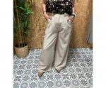 Pantalón de Vestir Pata Ancha   Cinto