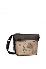 Bandolera grande con bolsillo frontal Nature Koko