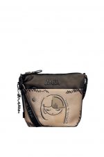 Bandolera grande con bolsillo frontal Nature Koko