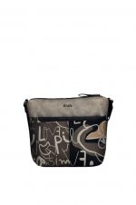 Bandolera grande con bolsillo frontal Nature Koko