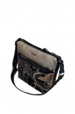 Bandolera grande con bolsillo frontal Nature Koko