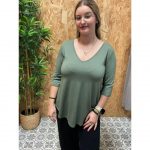 Blusa Básica Manga 3/4