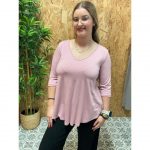 Blusa Básica Manga 3/4
