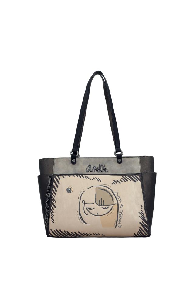 Bolso de hombro grande Nature Koko