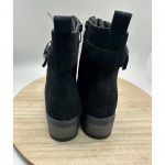 Bota Cordón Ante con Tacón