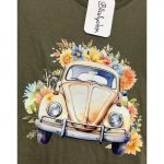 Camiseta Escarabajo con Flores