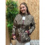 Parka Reversible Leopardo