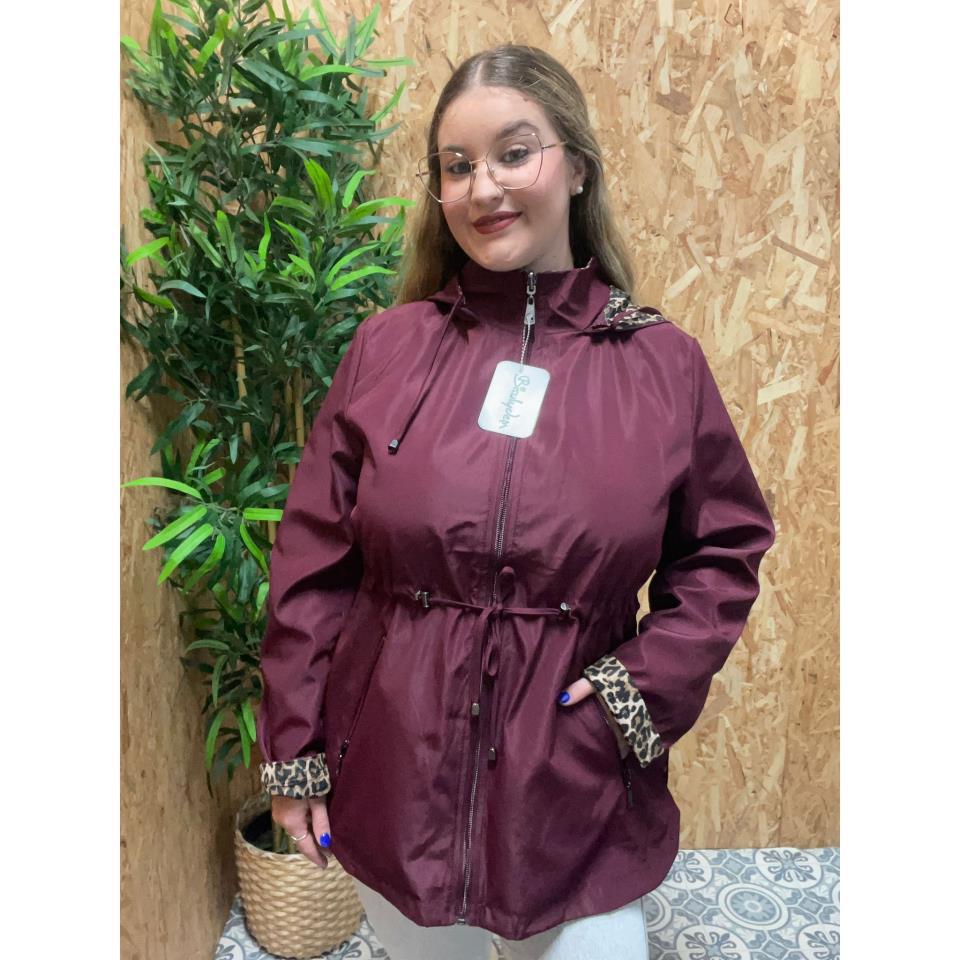 Parka Reversible Leopardo