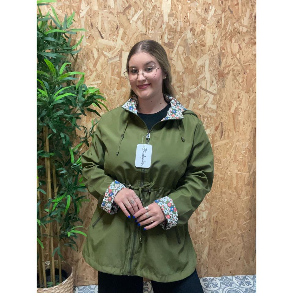 Parka Reversible de Flores