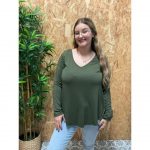 Blusa Básica Cuello en Pico