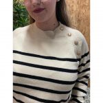 Conjunto Jersey Rayas Botones   Pantalón Punto