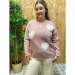 Jersey Punto Corazones Borreguito