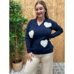 Jersey Punto Corazones Borreguito