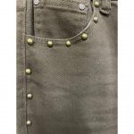 Pantalón Pata Ancha Tachuelas Oro V iejo