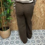 Pantalón Pata Ancha Tachuelas Oro V iejo