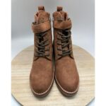 Bota Cordón Ante con Tacón - Imagen 3