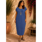 Vestido Básico Ancho + Collar