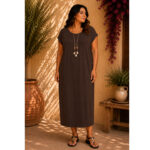 Vestido Básico Ancho + Collar - Imagen 7