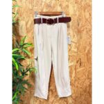 Pantalón Elegante Bolsillo Cargo   Cinto
