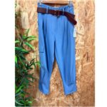Pantalón Elegante Bolsillo Cargo   Cinto