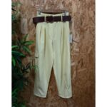 Pantalón Elegante Bolsillo Cargo   Cinto