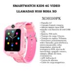 SMARTWATCH KIDS 4G VIDEO LLAMADAS H110 ROSA XO - Imagen 4