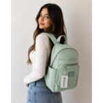 Mochila con Bolsillo y Cremallera